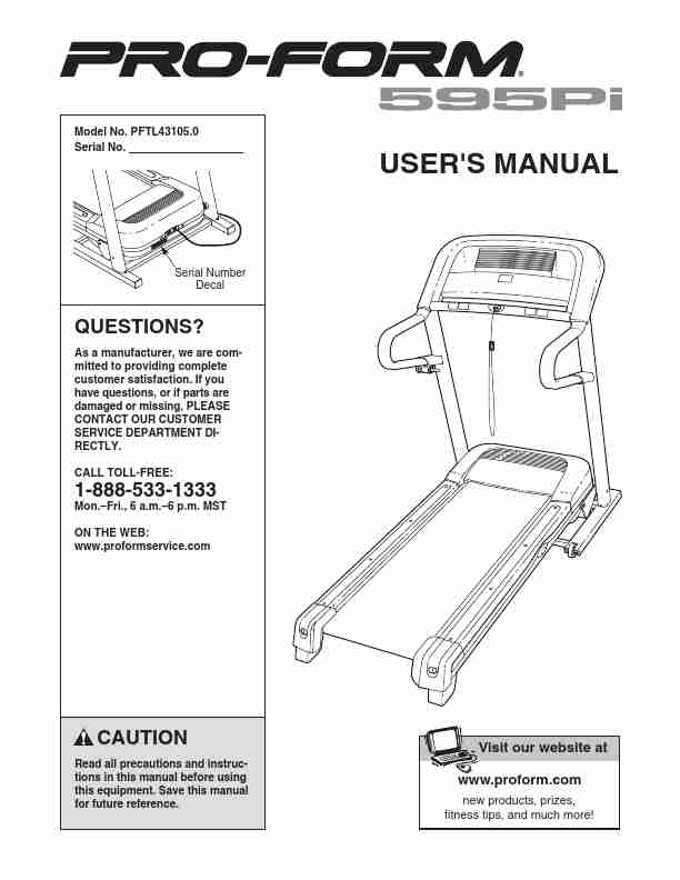 ProForm Treadmill 595Pi-page_pdf
